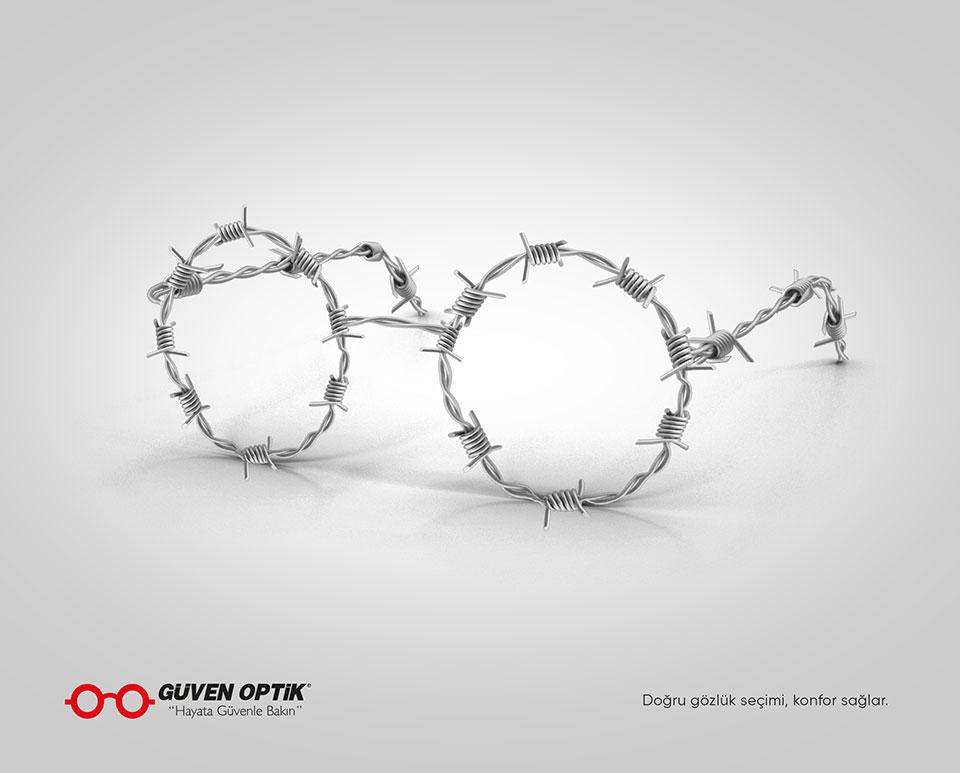 Ideart Reklam Ajansı İzmir - Güven Optik Basın İlanı
