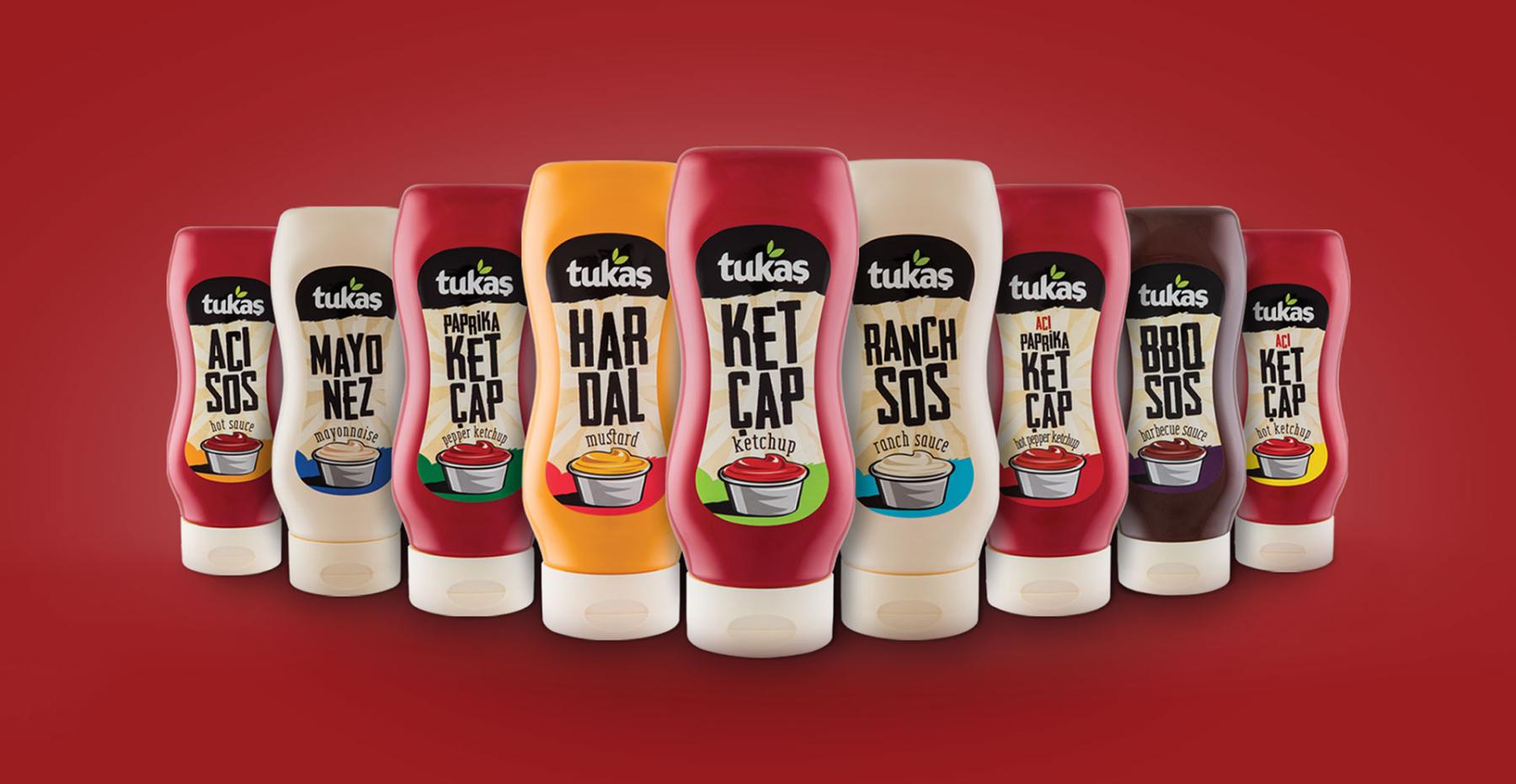 Ideart Reklam Ajansı - Tukaş Sos Kategorisi Ambalaj Tasarımı