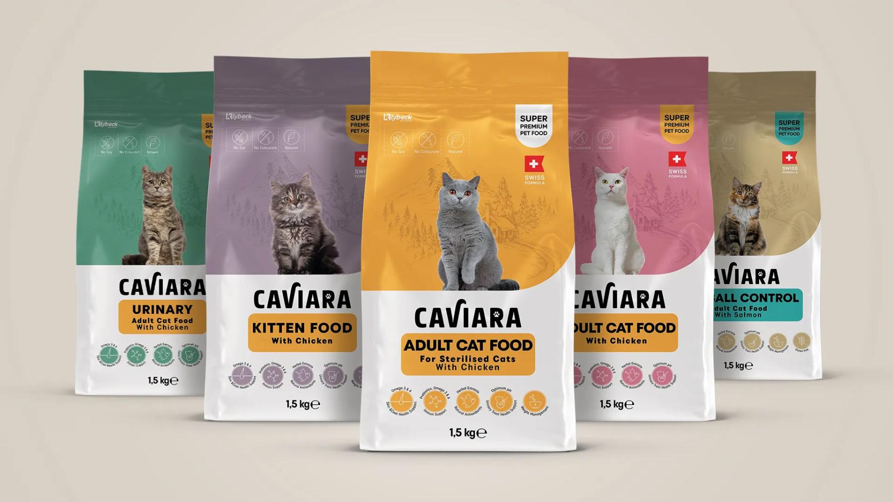 Ideart Reklam Ajansı İzmir - Caviara Pet Food Ambalaj Tasarımı