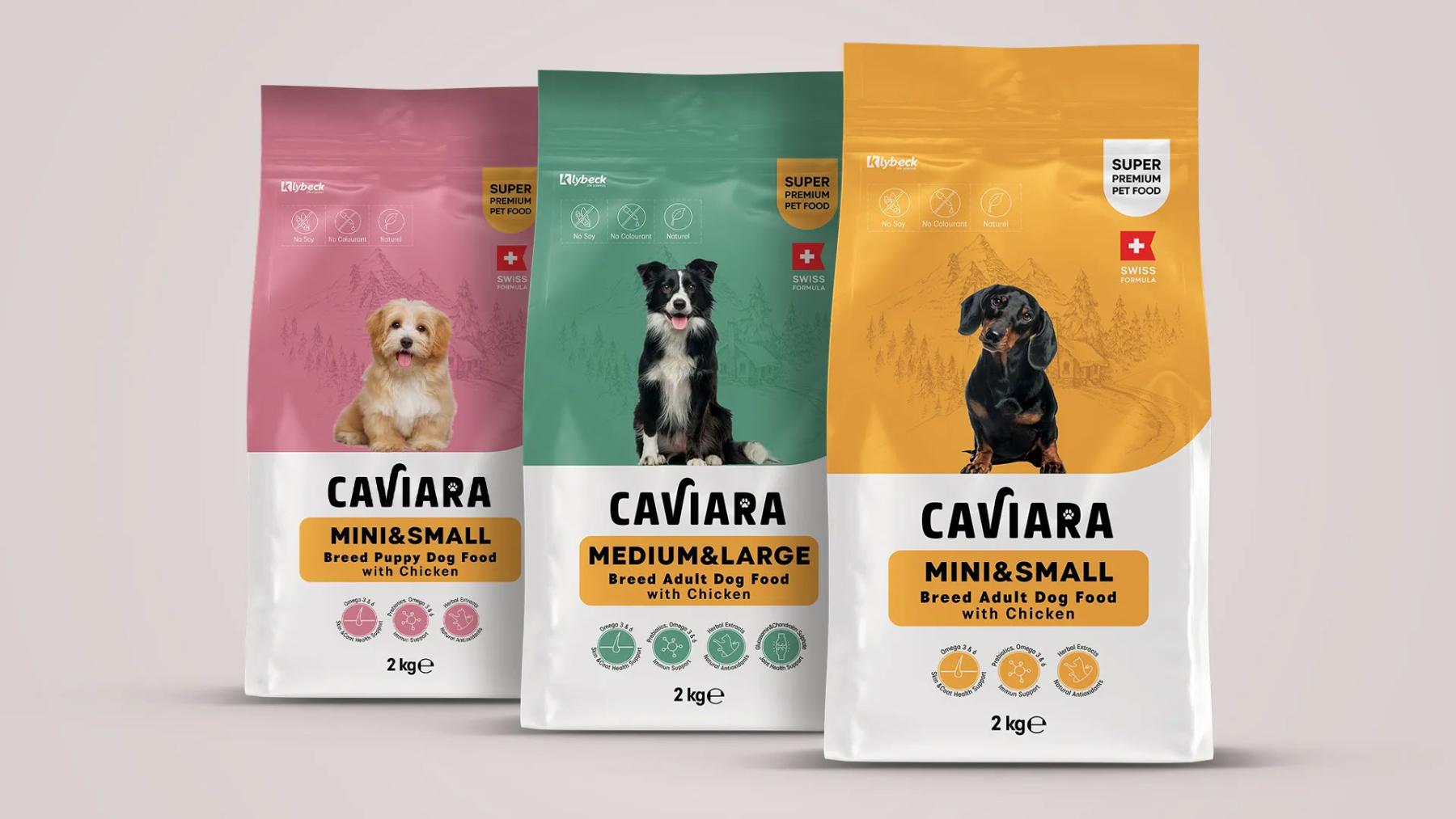 Ideart Reklam Ajansı İzmir - Caviara Pet Food Ambalaj Tasarımı