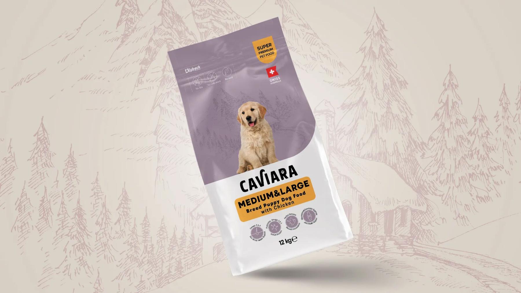 Ideart Reklam Ajansı İzmir - Caviara Pet Food Ambalaj Tasarımı