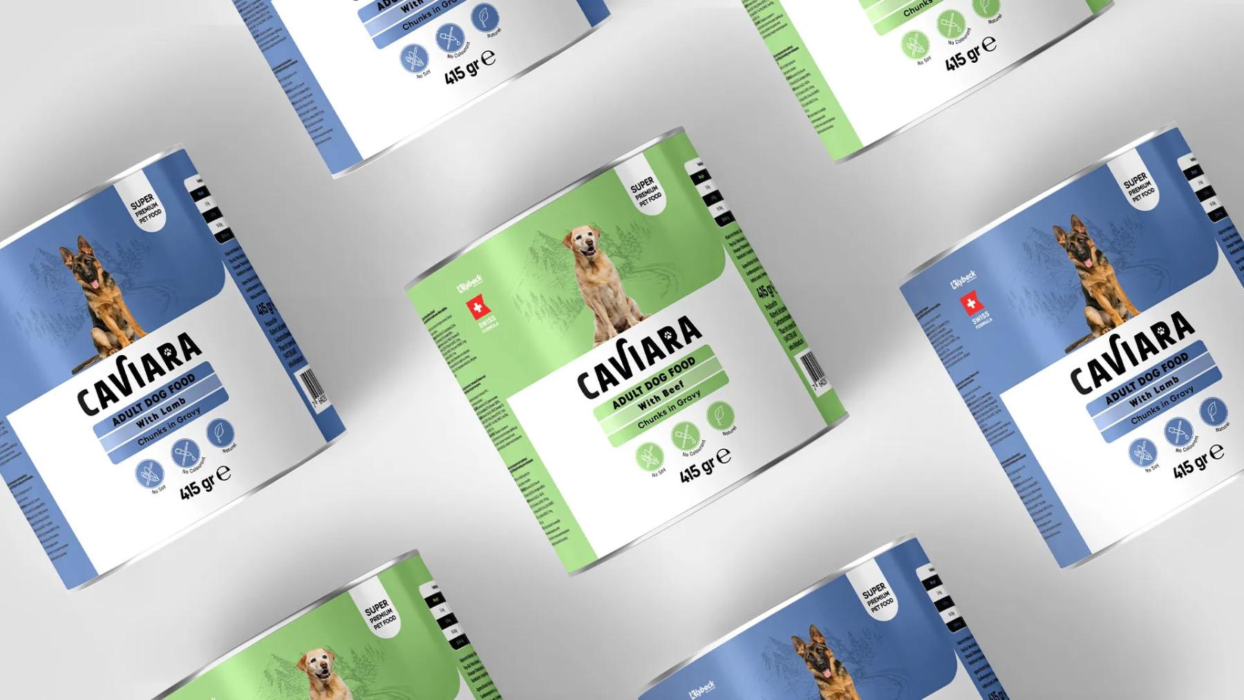 Ideart Reklam Ajansı İzmir - Caviara Pet Food Ambalaj Tasarımı