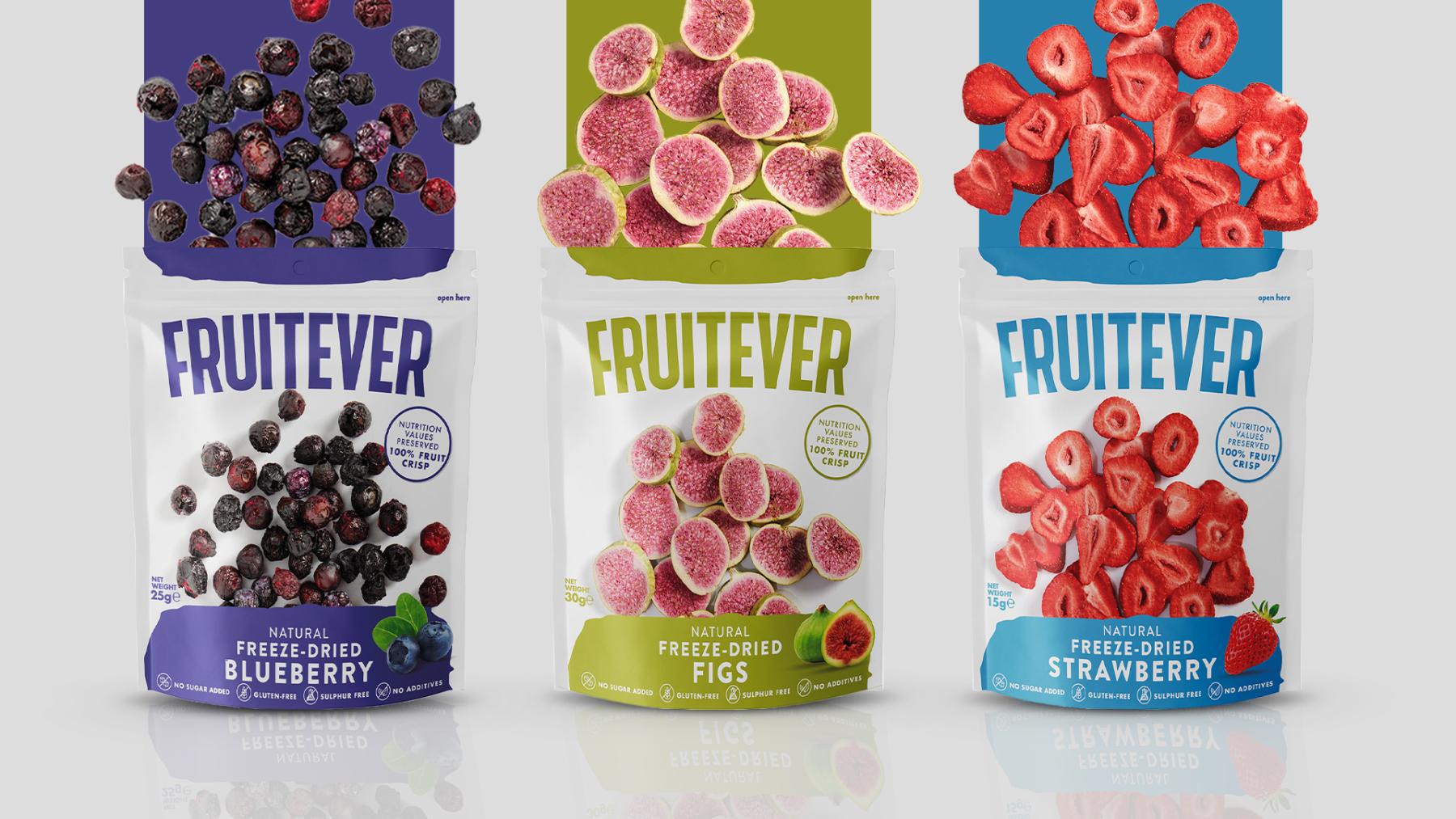 Ideart Reklam Ajansı İzmir Fruitever Freeze Dried Ambalaj Tasarımı