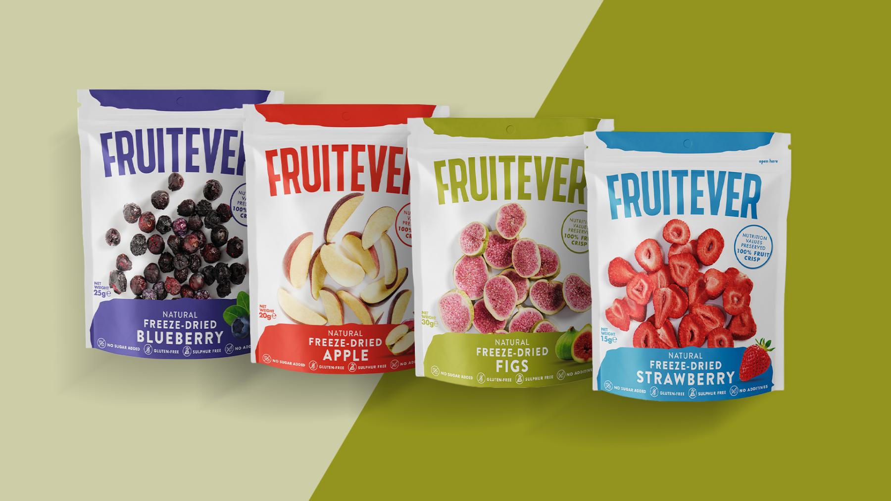 Ideart Reklam Ajansı İzmir Fruitever Freeze Dried Ambalaj Tasarımı