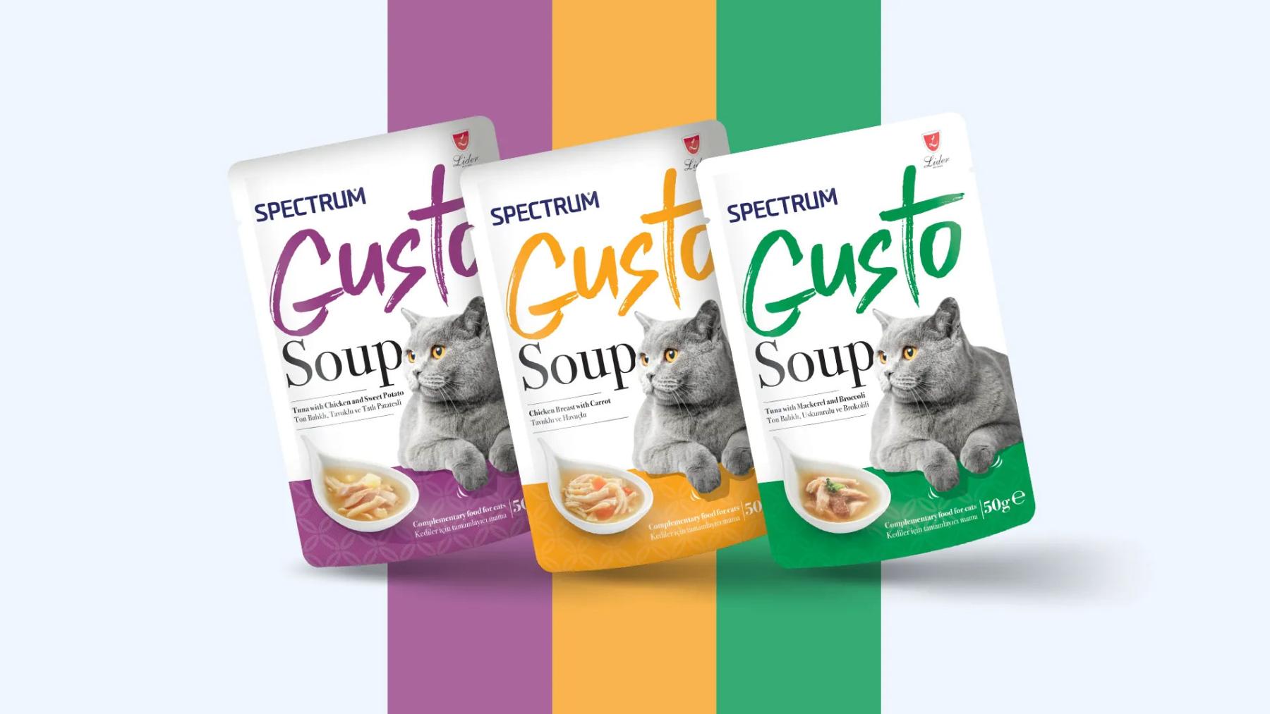 Ideart Reklam Ajansı Lider Pet Food Spectrum Gusto Ambalaj Tasarımı