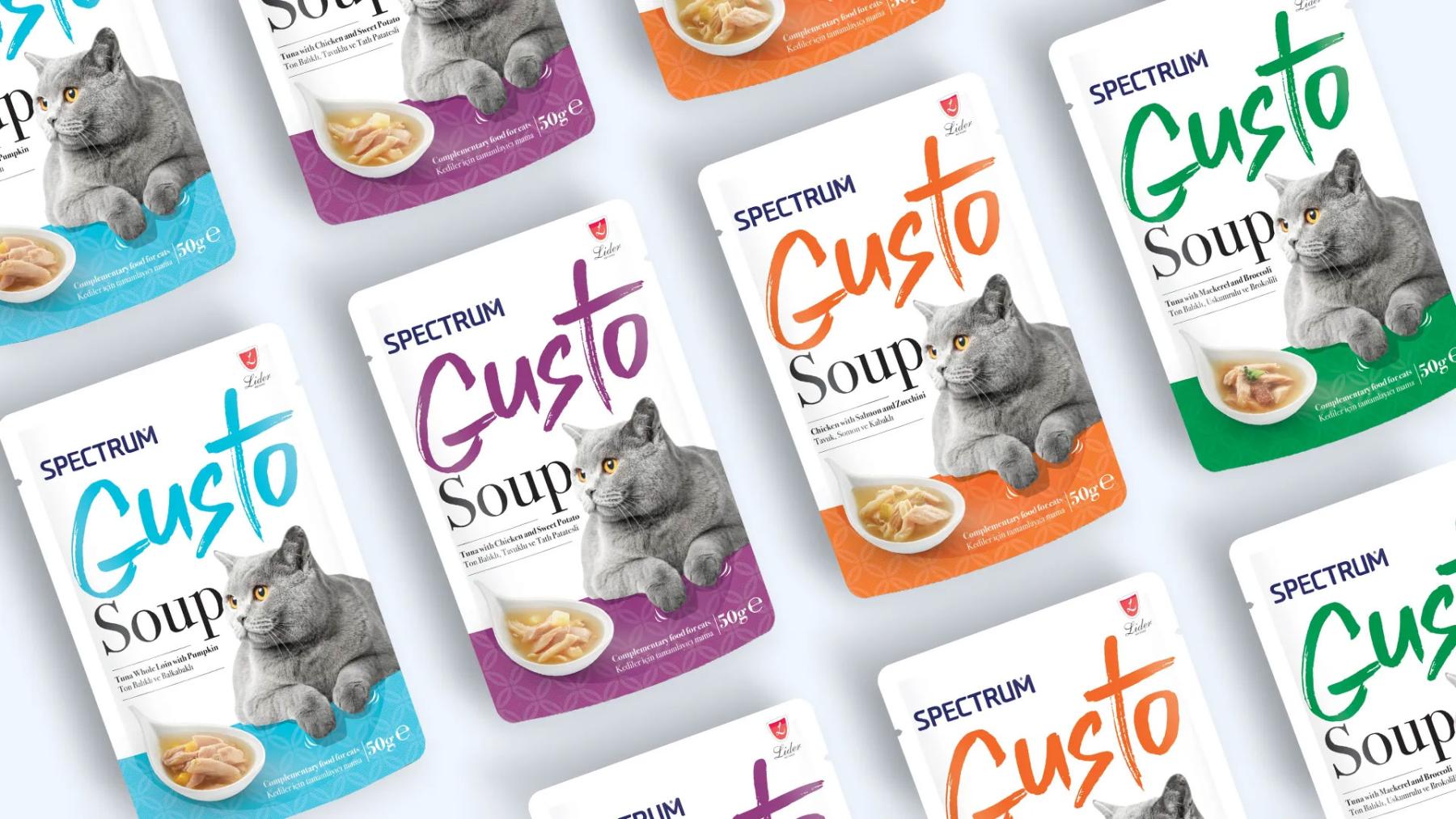 Ideart Reklam Ajansı Lider Pet Food Spectrum Gusto Ambalaj Tasarımı