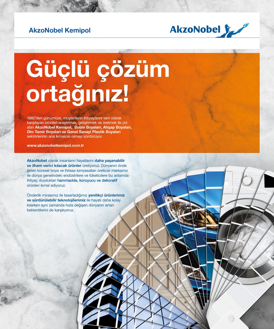 Ideart Reklam Ajansı - AkzoNobel Kemipol Dergi İlanı Tasarımı